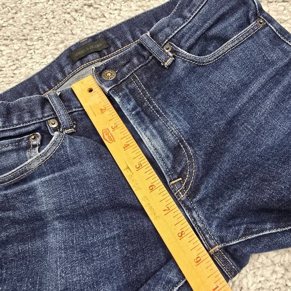 Uniqlo Jeans Mens 30x34 (Fits 29x32) Selvedge Kaihara Slim Straight Low Rise - Picture 13 of 16